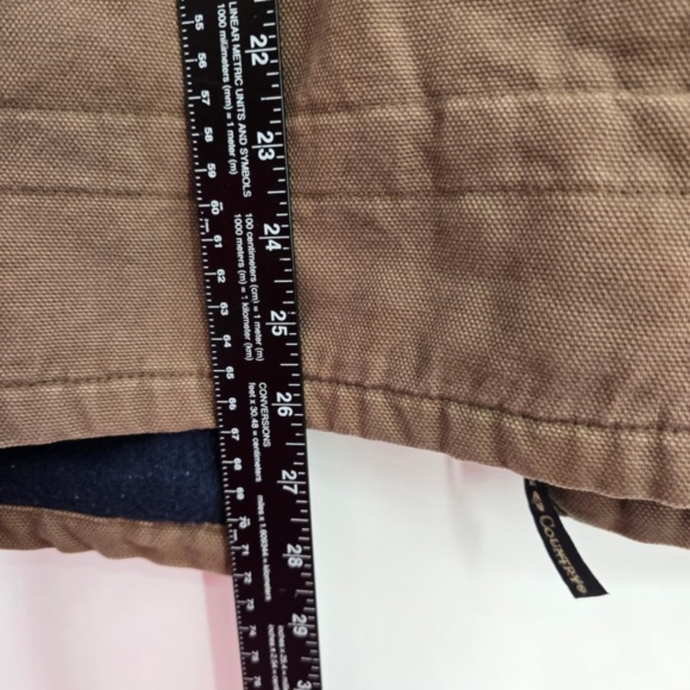 Town & Country Fleece Lined Mens Canvas Utility‎ Hunting Vest Large Vintage - Picture 11 of 13